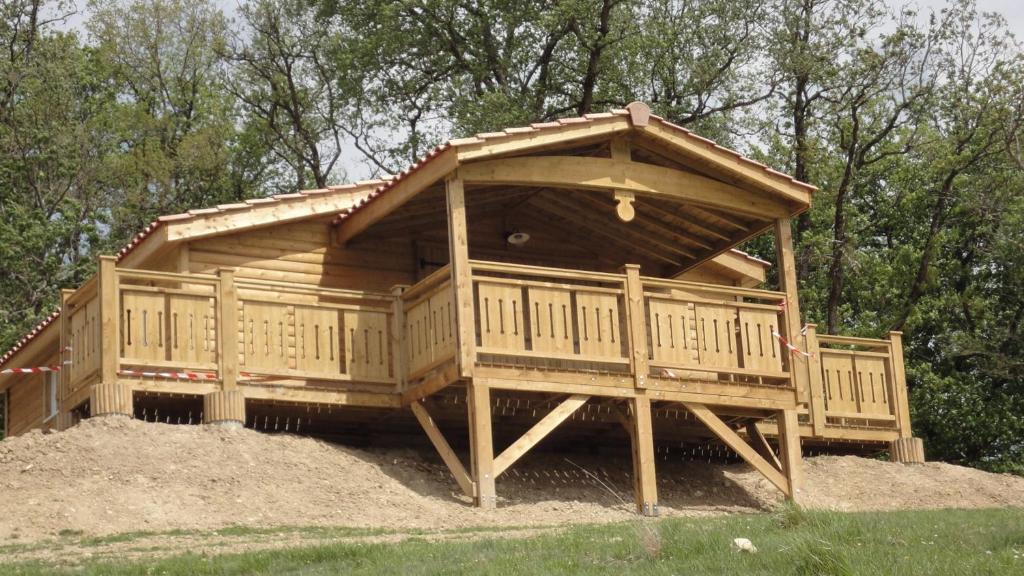 Chalet Domaine De Combe Ramond Hotel Veilhes Cameră foto